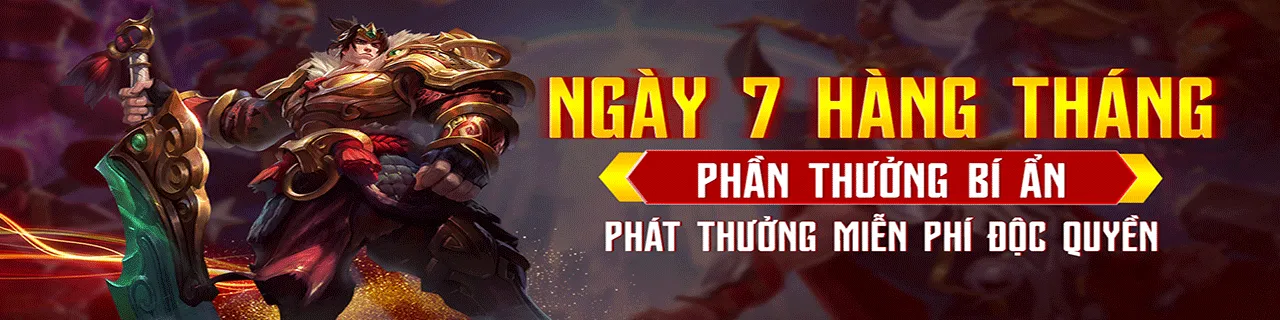 Phần thưởng bí ẩn ngày 7 hàng tháng